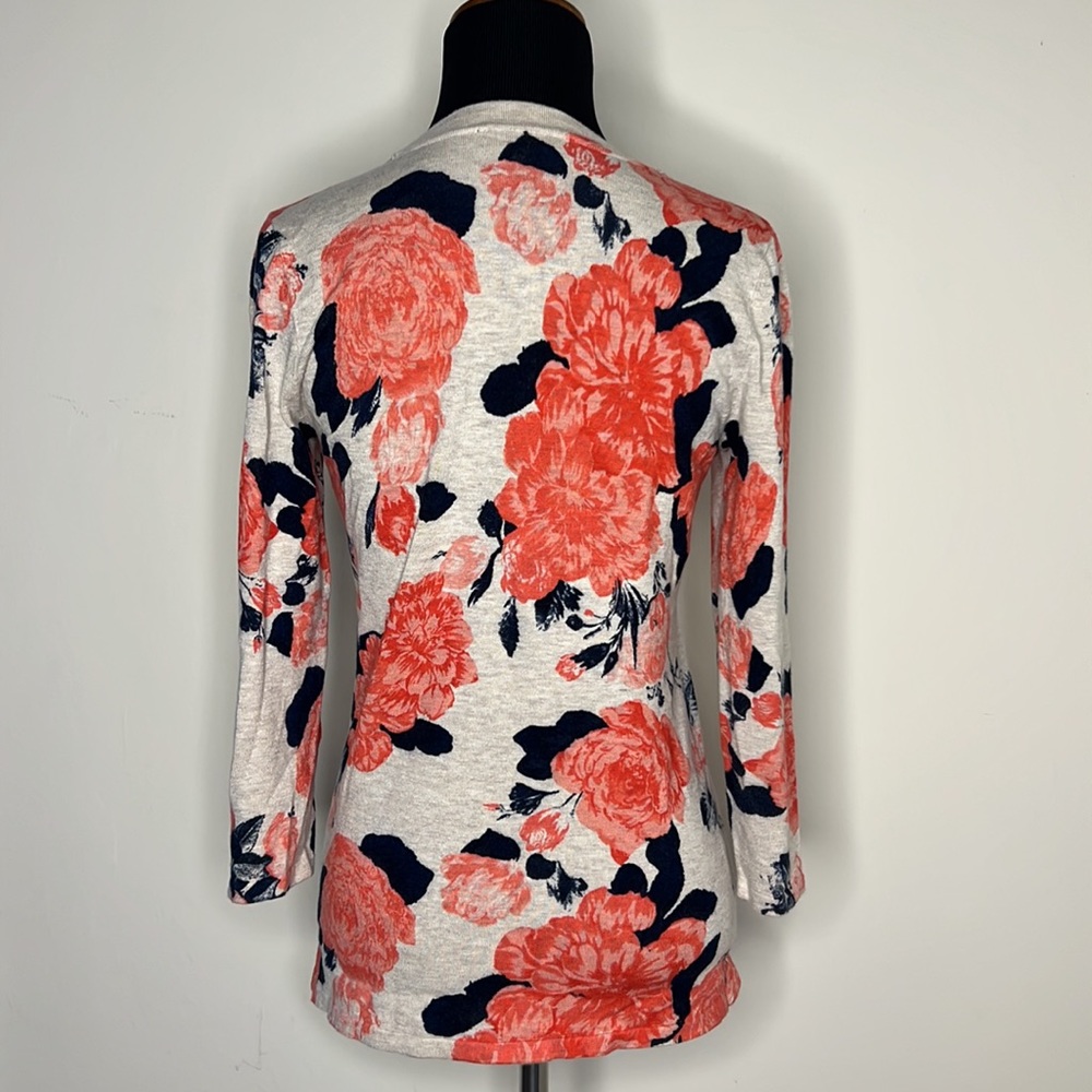 INC INTERNATIONAL CONCEPTS Embellished Floral Top S - Picture 6 of 7